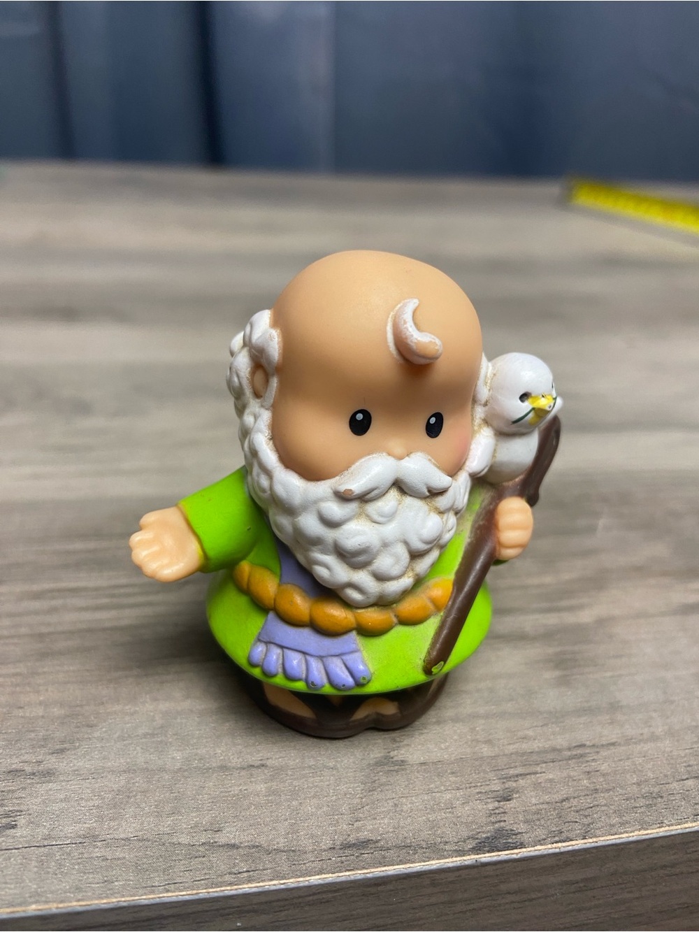 Little People Noah's Ark Green Coat Noah Replacement Figure Fisher Price